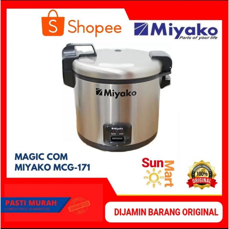 Magic com Miyako MCG- 171 Penanak Nasi Serba Guna 6 liter