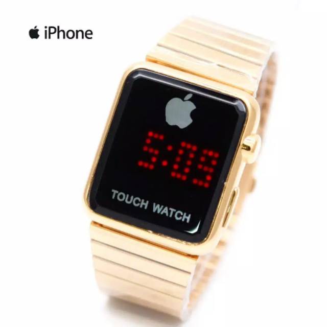 Jam tangan iphone watch Apple touch digital rantai