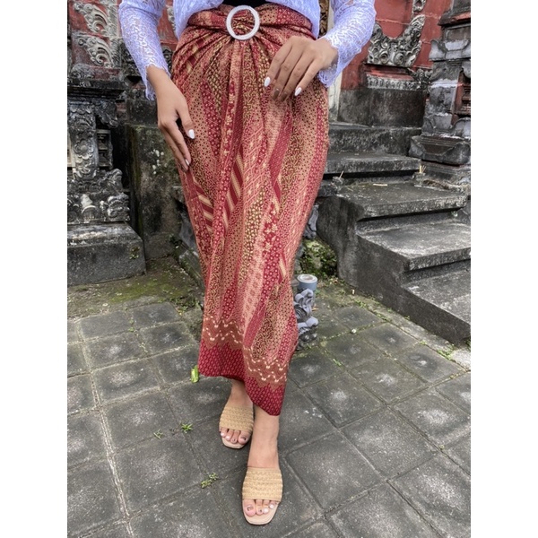 Rok lilit lembaran motif batik