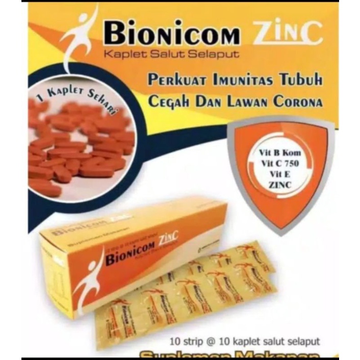 bionicom zink/vitamin C/vitamin B compleks/vitamin E plus zink