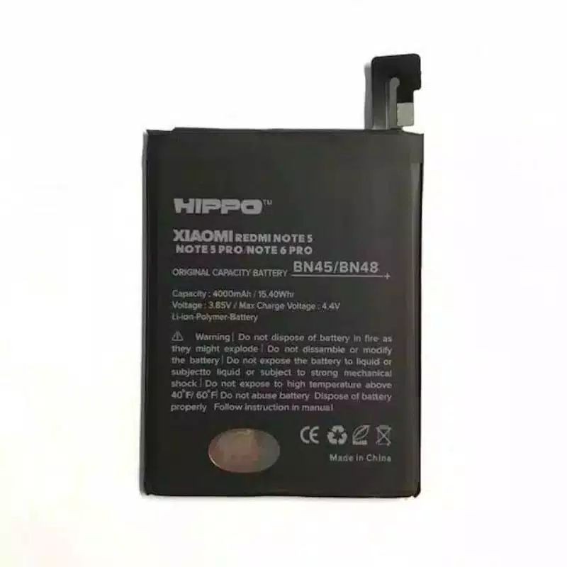 Hippo Baterai Batre Xiaomi Redmi Note 5 / 5 Pro BN 45 Original Battery Xiao Mi BN45 Garansi Resmi