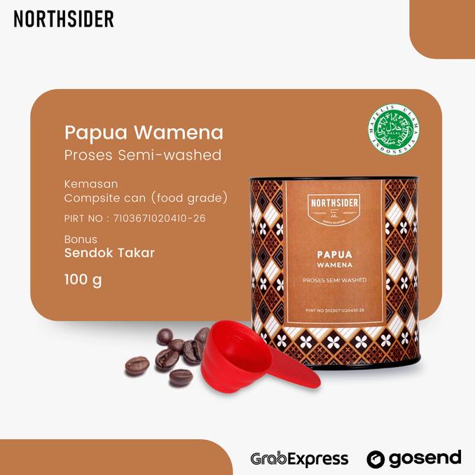 

] BIJI KOPI ARABIKA PAPUA WAMENA WASHED - 100GR NORTHSIDER COFFEE