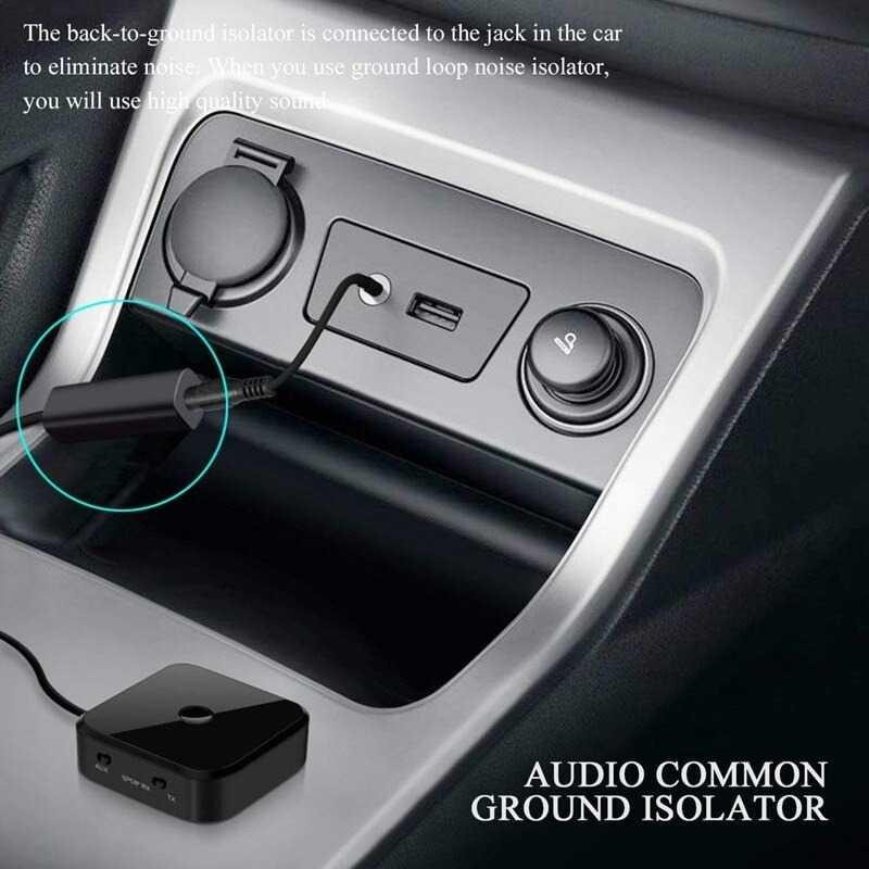 Noise Filter Audio Common Ground Loop Insulator Anti-Interference - G1 - Black