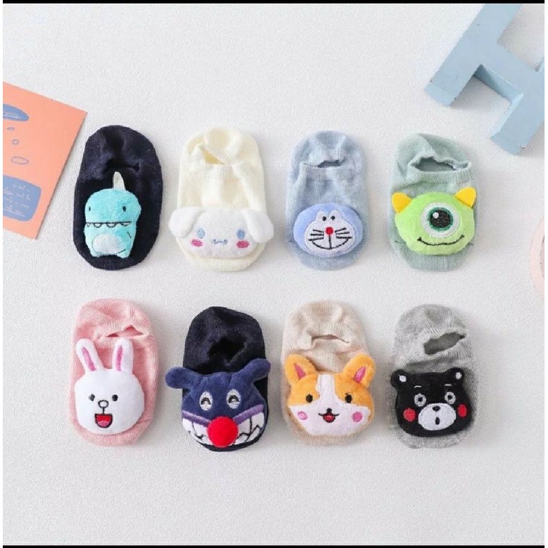 Kaos Kaki Karakter - Kaos Kaki Motif Animal - Kaos Kaki Baby 4D