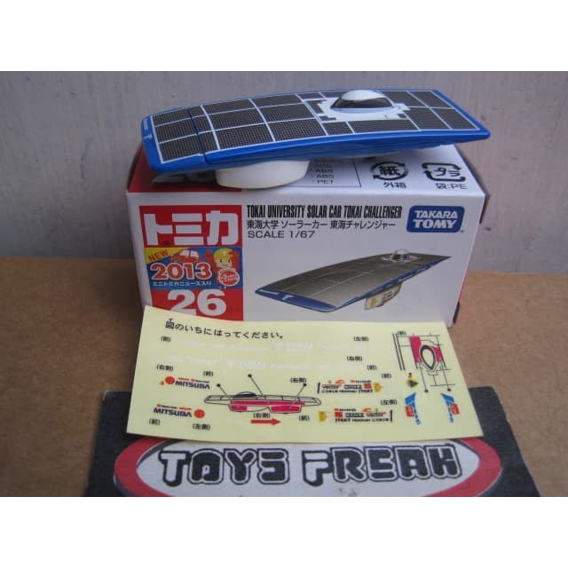 Tomica No 26 Tokai University Solar Car Takara Tomy