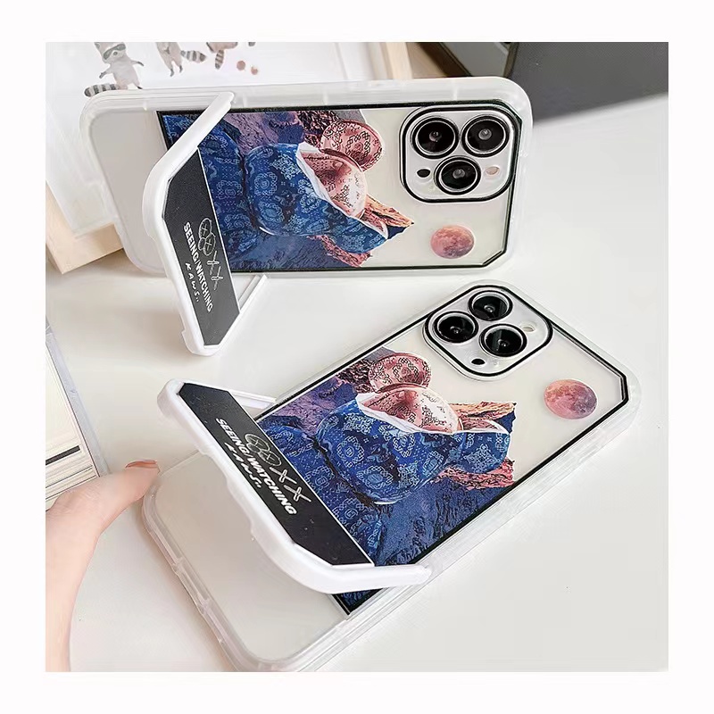 Soft Case Bahan Silikon TPU Motif Beruang Untuk IPhone 13 12 11 Pro Max XS XR X 8 7 6S Plus SE 2020