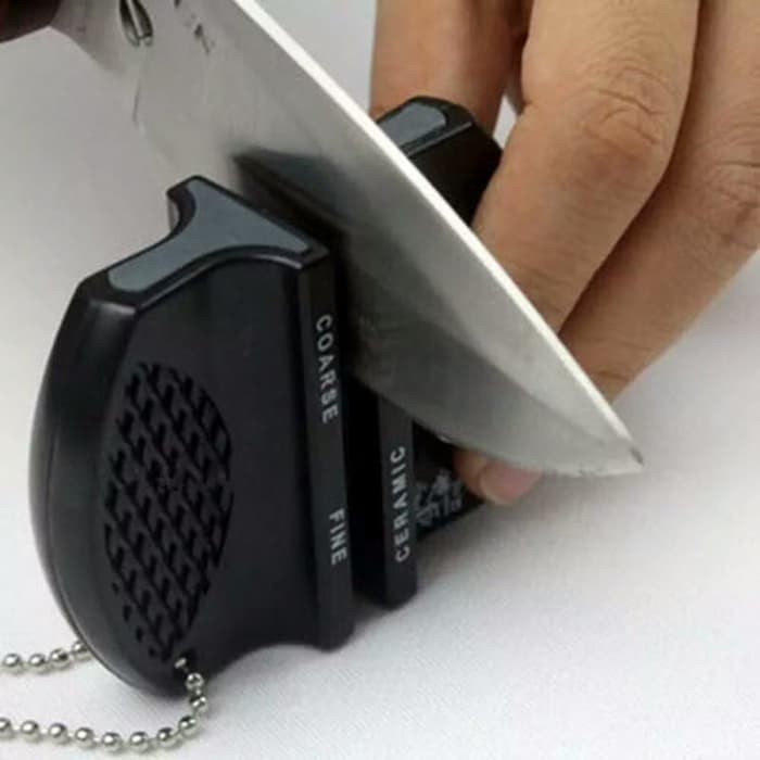 Asahan Pisau Pengasah Pisau Sharpener Portable Model Gantungan