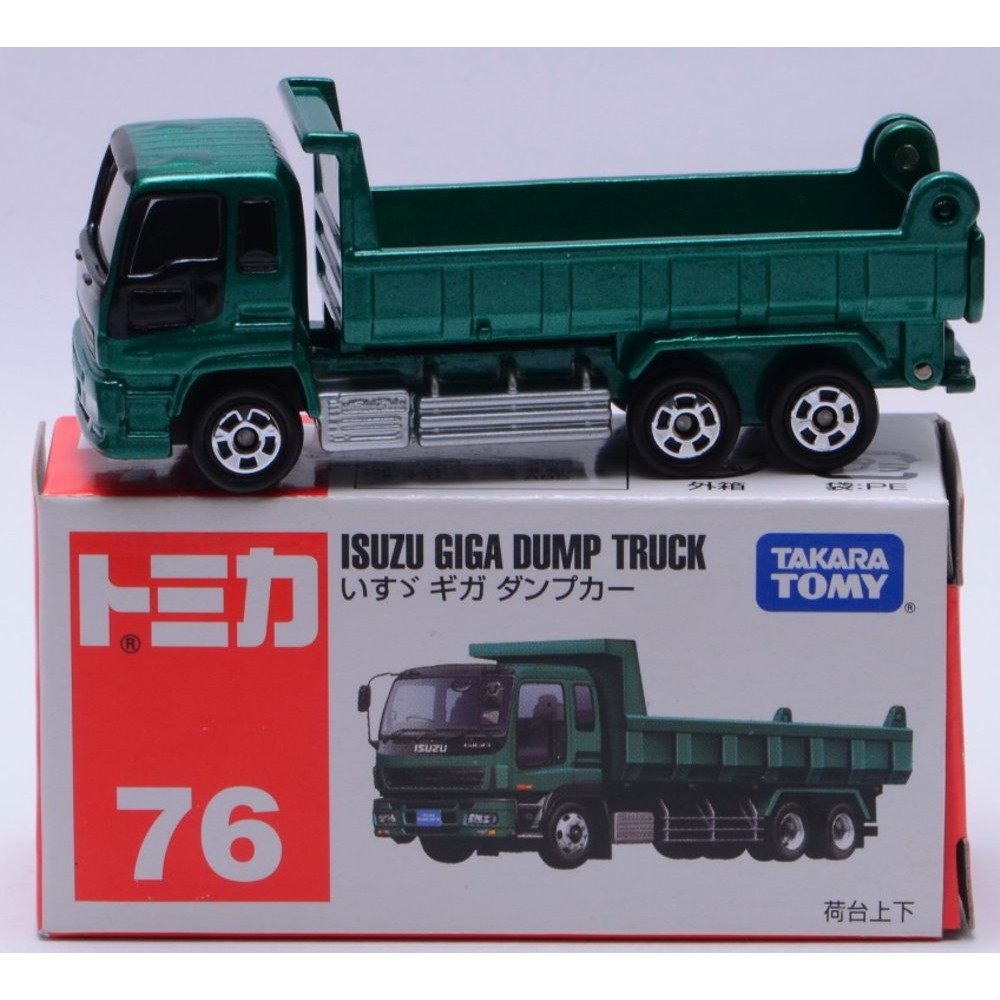 Jual miniatur alat berat tomica Isuzu giga dump truck no 76 Limited