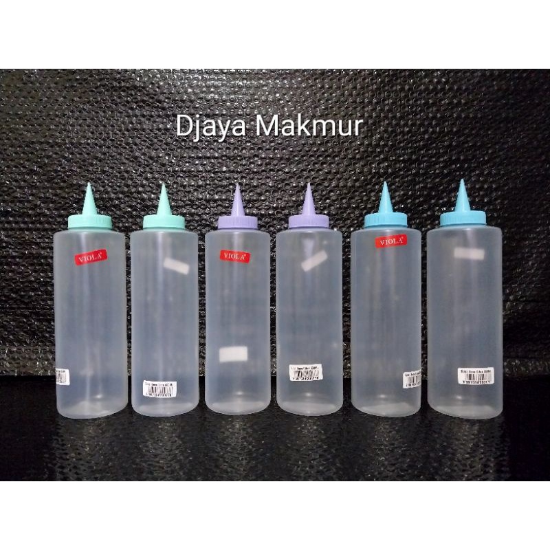 Botol Plastik 600ml Viola Botol Mayonaise Citos Kecap 600ml Tutup Lancip