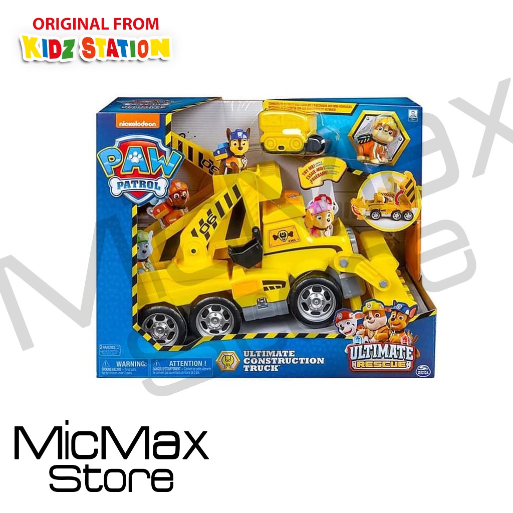 paw patrol yellow truck