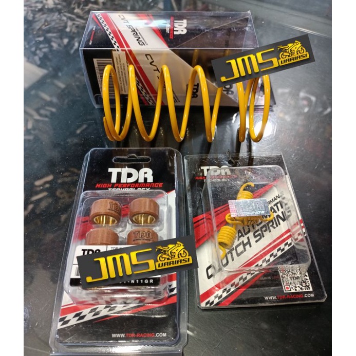 per cvt plus per ganda sentrik plus roller tdr racing original paket mio soulgt110/125 mioj Xeon aerox nmax lexi freego beat fi karbu vario110/125/150 pcx scoopy genio spacy