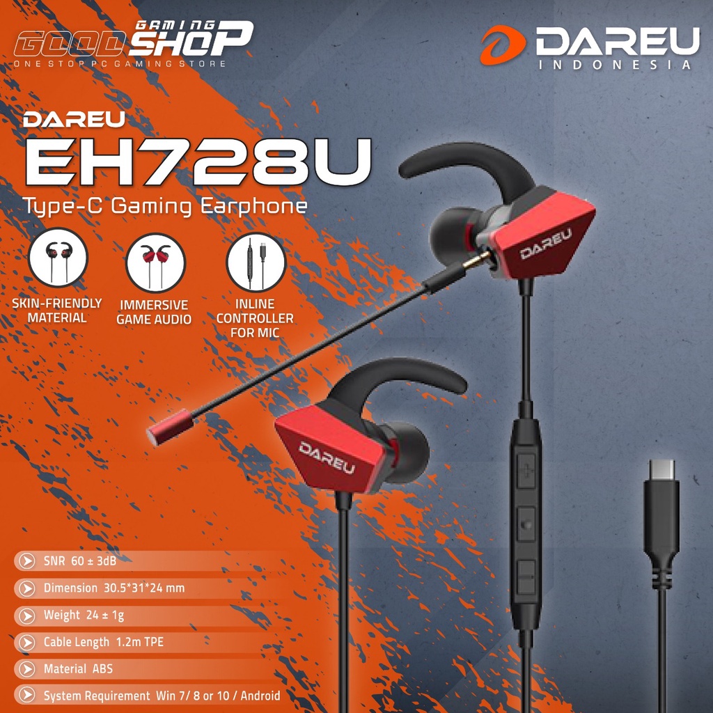 Dareu EH728 USB-C - Gaming Headset