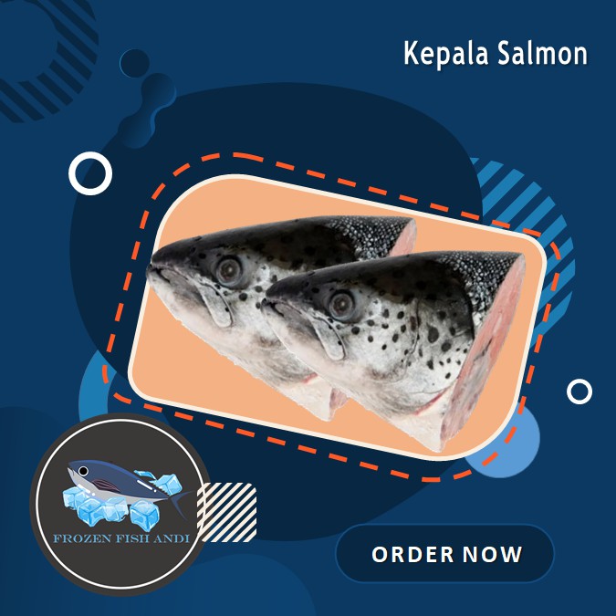 

Kepala salmon premium segar