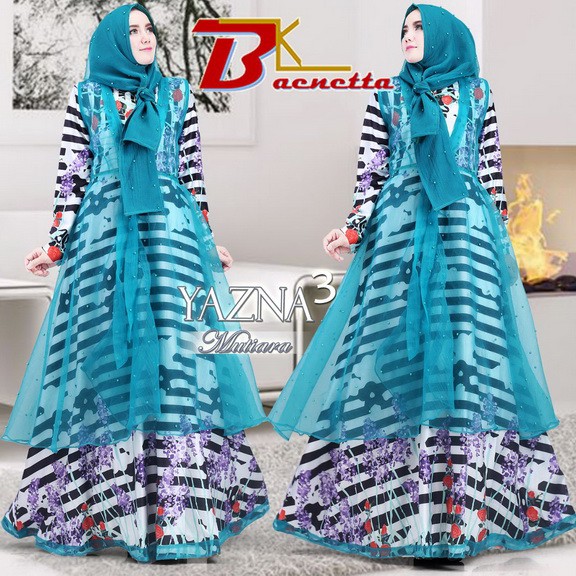 Gamis dan Khimar YAZNA MUTIARA by BAENETTA Branded Original