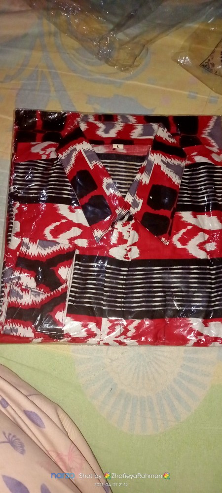 Baju Batik Gamis Couple Kondangan Nikahan Hajatan Jazzy Sarimbit Suami Istri Pasangan Muslim Murah