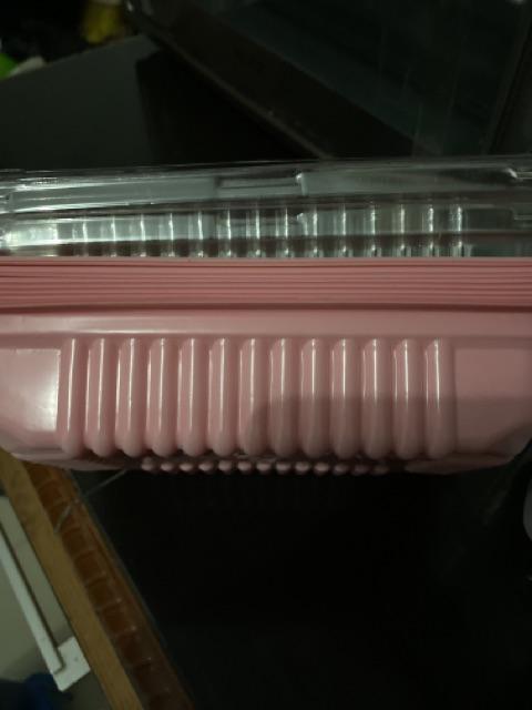 Mika Nasi Bento Kue Brownis Bronis Pink Dan Coklat Tua