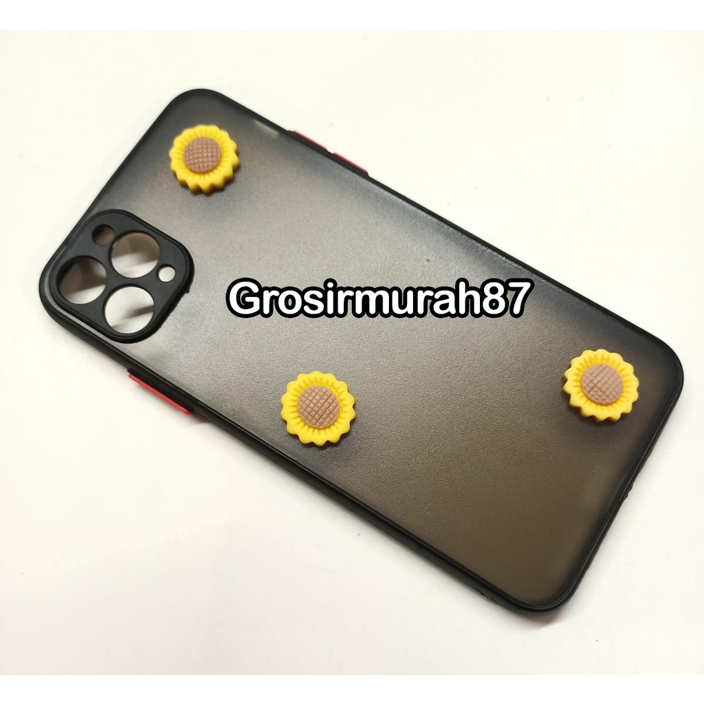 candy macaron softcase case tebal kondom hp Iphone 11 Pro Max pink maroon kuning hitam navy