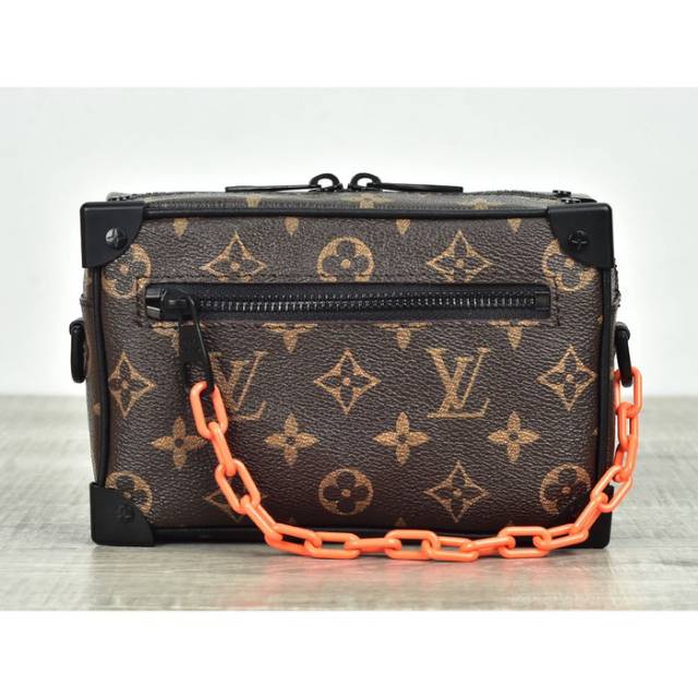 Lv soft trunk virgil abloh mini monogram / lv soft trunk bag free box