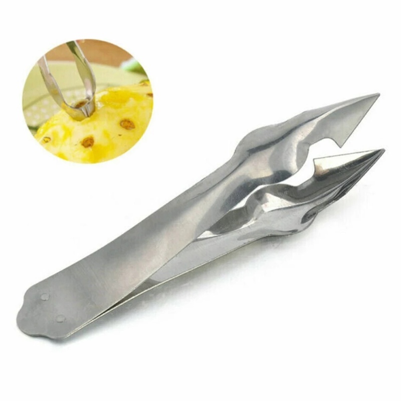 Alat Pengupas Inti Buah Nanas Bahan Stainless Steel Dengan Gagang Panjang