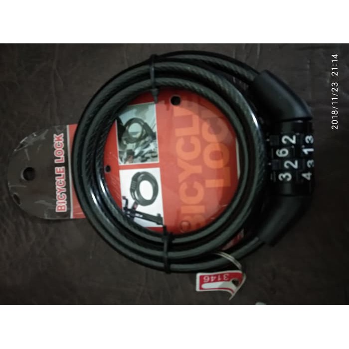 Kunci Rantai 4 Angka Utk Sepeda Pagar Rumah