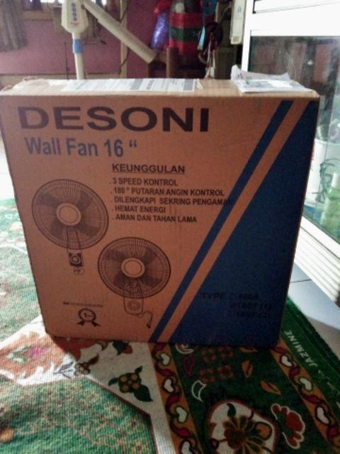 Kipas angin dinding desoni 16in (new) | Shopee Indonesia