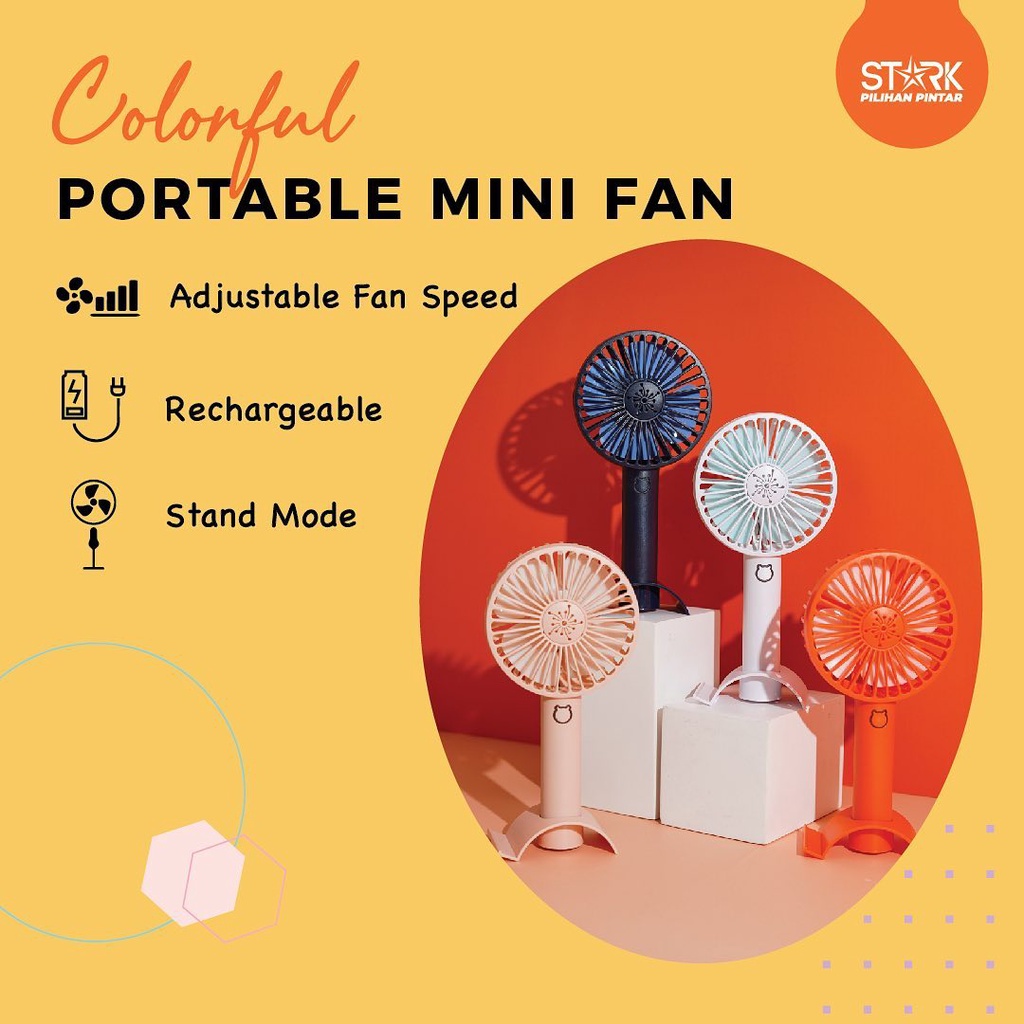 Kipas Angin Mini / Mini Portable Fan STARK