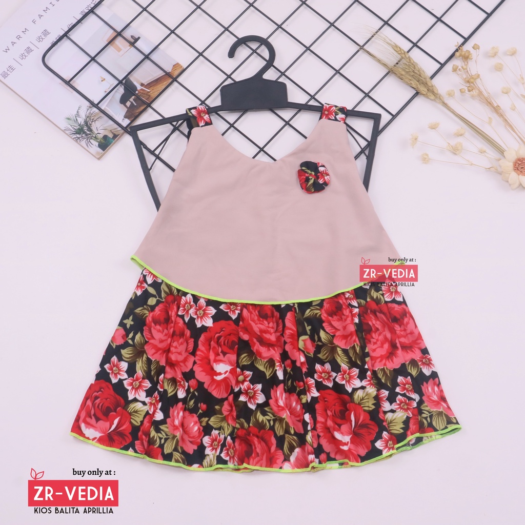 Dress Adele uk Bayi 3-12 Bulan / Dres Pesta Baju Baby Import Gaun Yukensi Bayi Anak Perempuan Murah