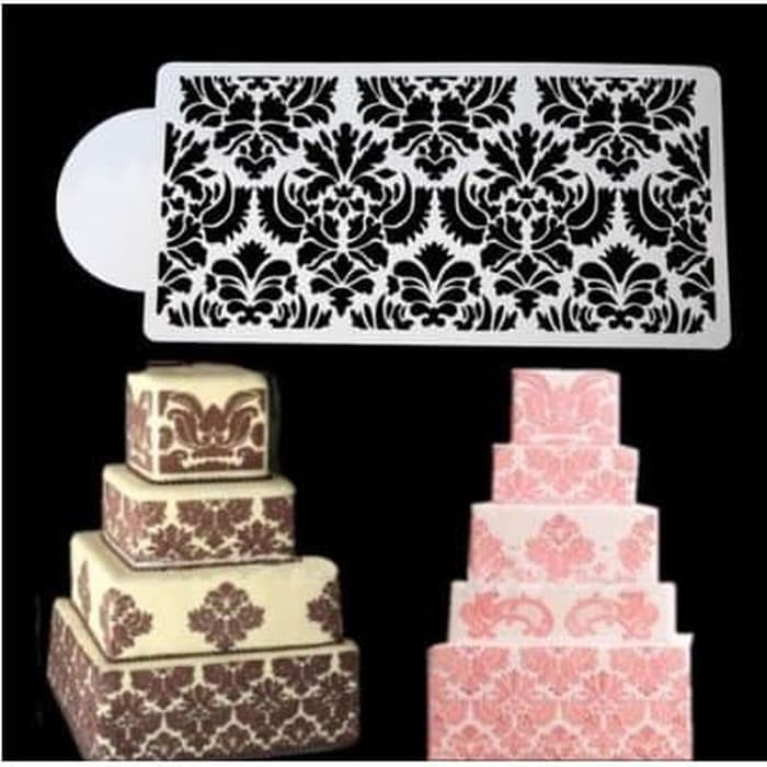 Cake Stencil - Border Lace 11x26.5cm