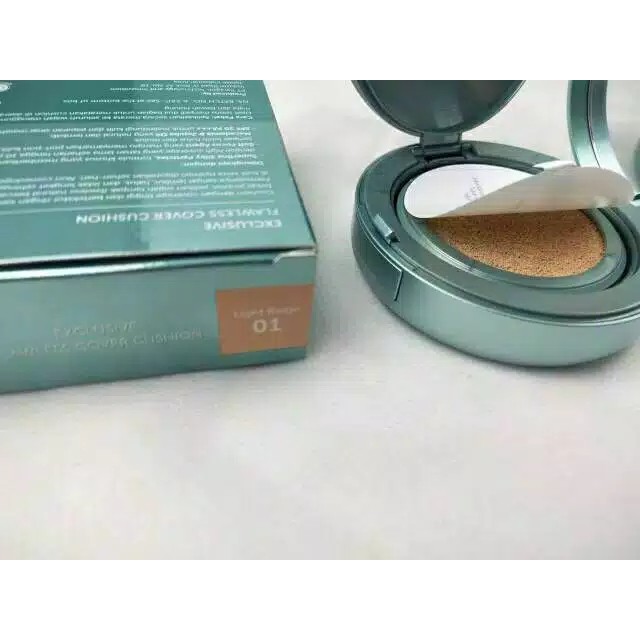 ❣️Rakkistore99❣️Wardah Exclusive Flawless Cover Cushion 15g (100% Original)