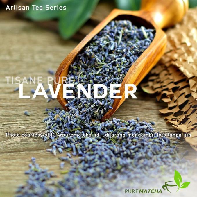 

[ COD ] Artisan Tea Cafe - Pure Lavender Flower Bunga Lavender Dry Dried 50gr BERKUALITAS Kode 214