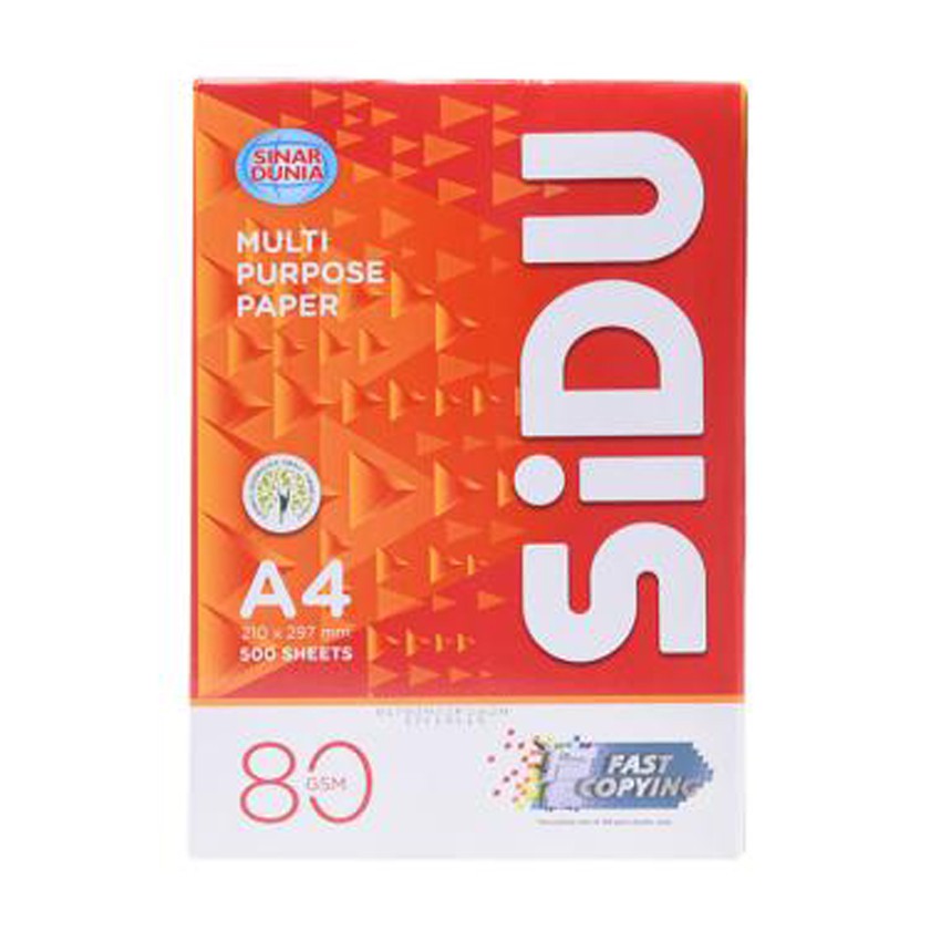 KERTAS HVS SIDU 80 GRAM A4 | Shopee Indonesia