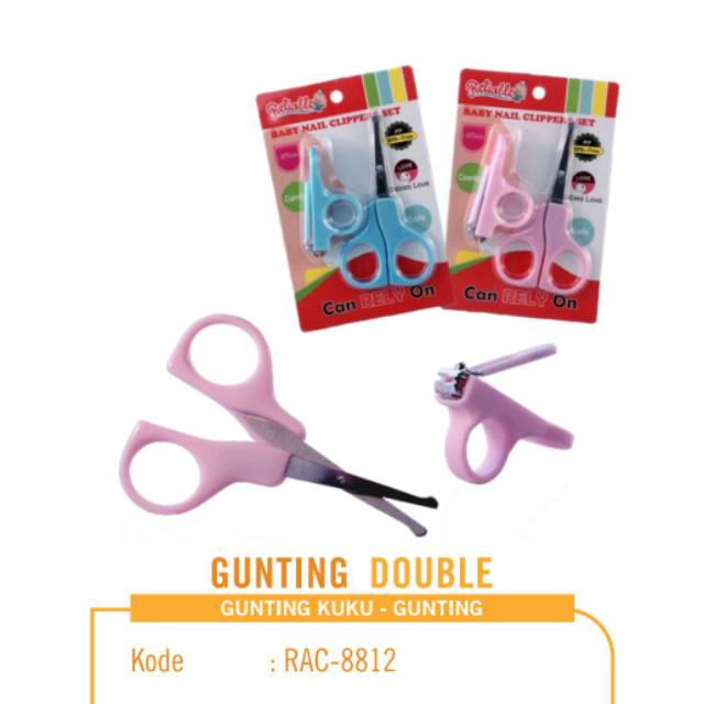 ♥BabyYank♥ RELIABLE GUNTING KUKU DOUBLE RAC8812