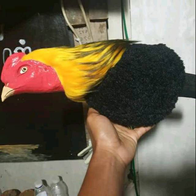 BONEKA AYAM KEPALA AYAM, boneka buat latihan/Boneka aduan