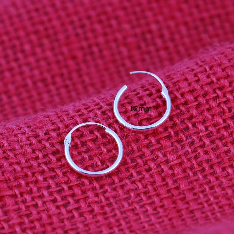 1pairs Hoop Sterling Silver Earrings Tragus Helix Piercing