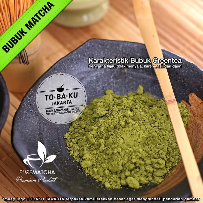 

Pure Matcha Teh Hijau GreenTea Bubuk Powder Green Tea Murni 50gr - tth370