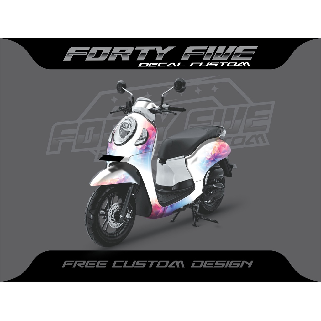 DECAL SCOOPY 2021 FULL BODY FREE CUSTOM