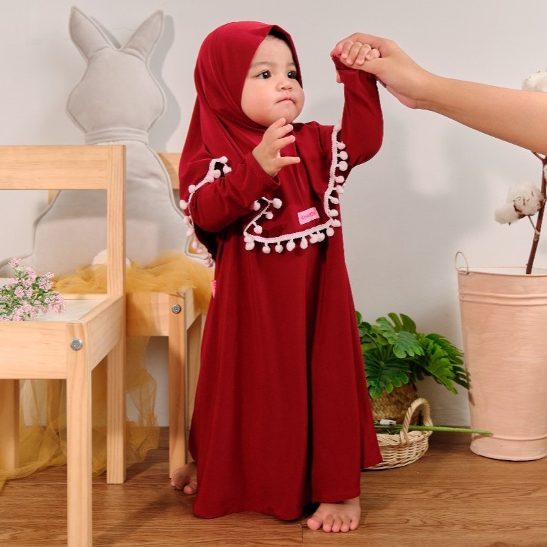 Gamis Bayi / Gamis Anak Perempuan Original Khaireen Usia 0-5 Tahun Khaireen / Gamis Bayi Perempuan