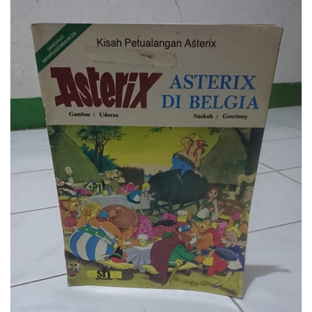Komik cergam asterix - Asterix di belgia