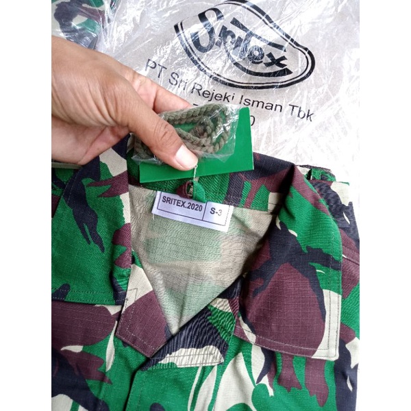 ORI, Baju PDL Jatah TNI AD, SRITEX dan 888 dan PT PANCA