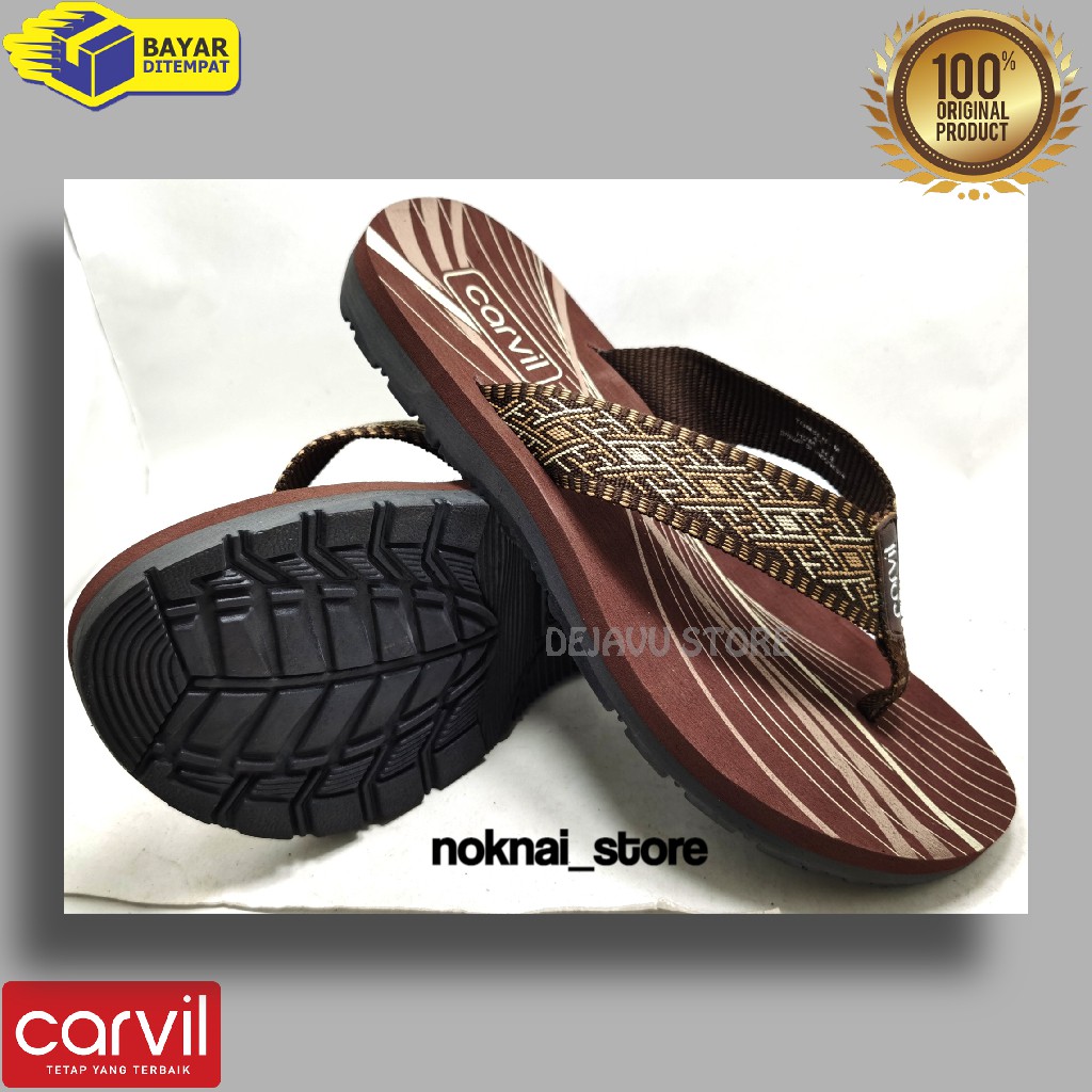 SENDAL JEPIT PRIA CARVIL JARCO - SANDAL JEPIT PRIA DEWASA CARVIL ORIGINAL