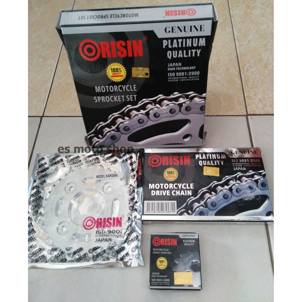 Gear Set Karisma / Supra X 125 Orisin Ger