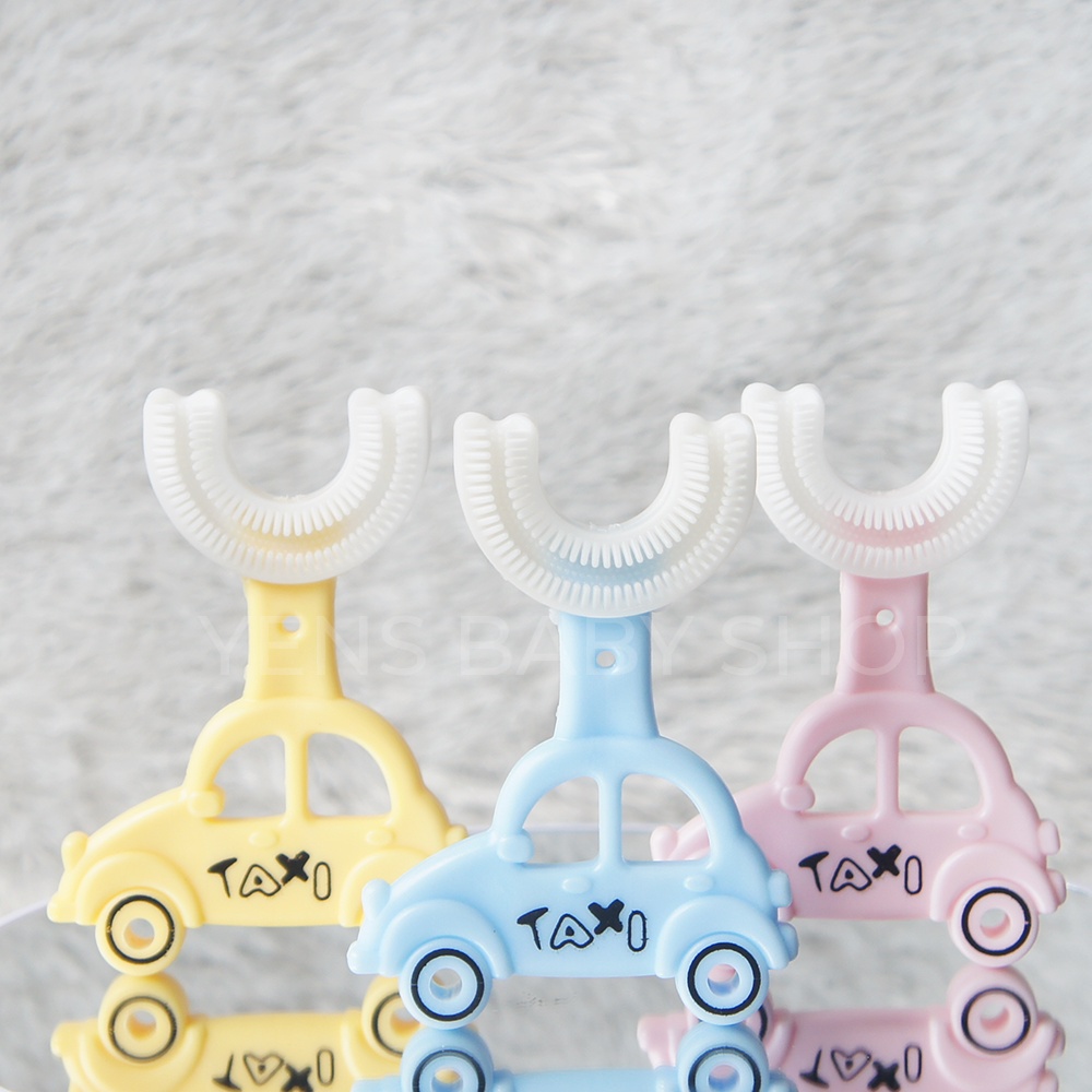 GEORGE BABY Sikat Gigi Gusi Bayi Silicone - Teether Toothbrush Car