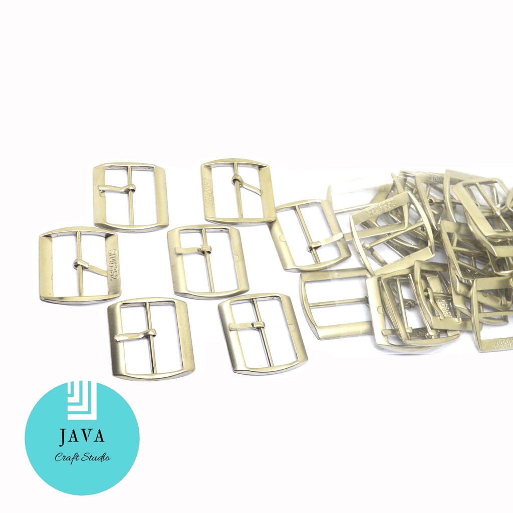 RING TUSUK IKAT PINGGANG 3 CM PER 12 PCS SILVER GSP 30 SH 46352