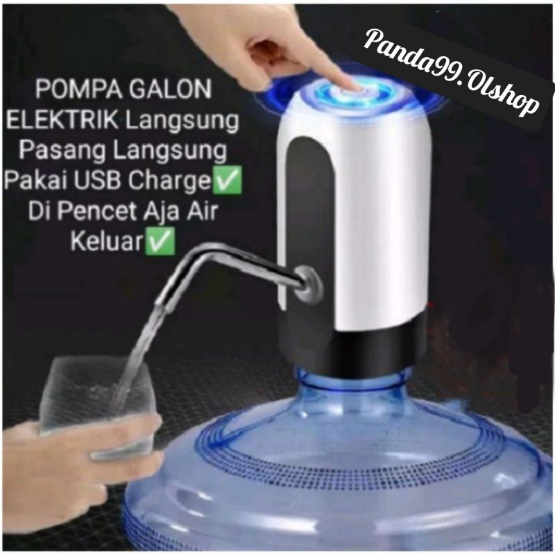 Pompa Aqua Galon Listrik/Pompa Galon USB Recharge⭐panda99⭐