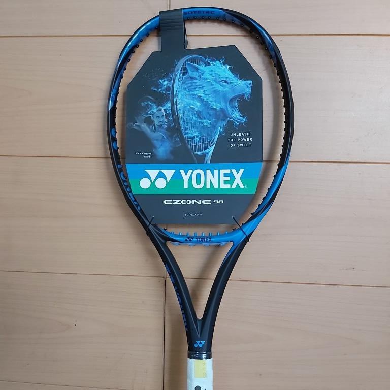 Jual Raket Tenis Yonex Ezone 98 Bright Blue 285 Gram Original | Shopee ...