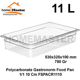 GO Polycarbonate PC Acrylic Gastronorm Food Pan 1 1 10 Cm GO Polycarbonate PC Acrylic Gastronorm Food Pan 1 1 10 Cm