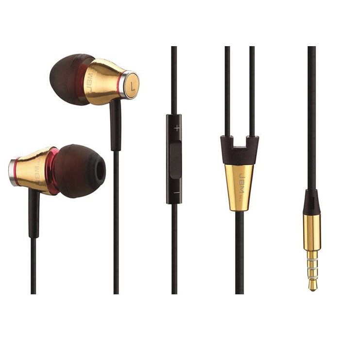 Earphone MJ900 Golden with Mic 56940