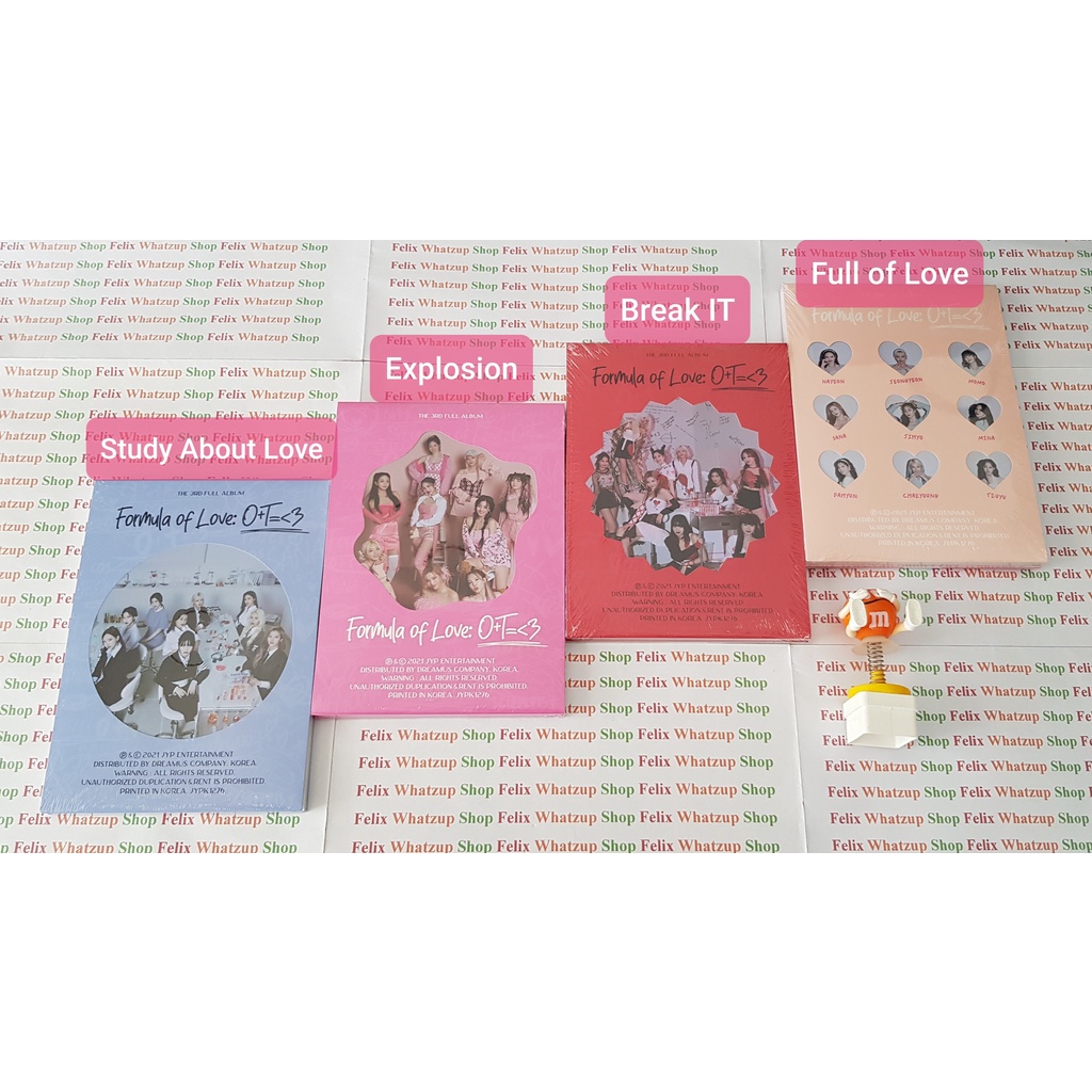 Twice Formula of Love [3rd Full Album] Official Album SEALED