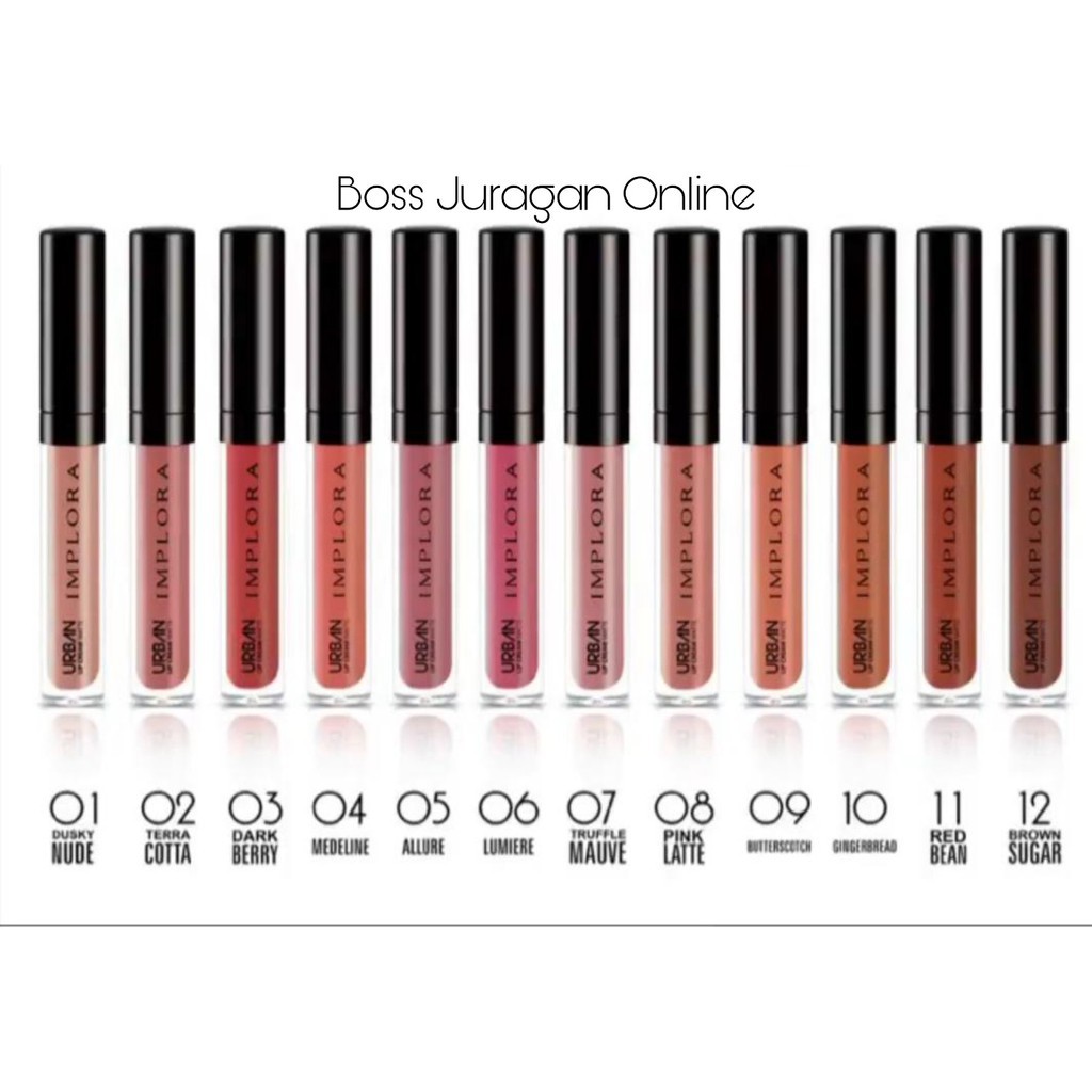 ★ BB ★ IMPLORA Urban Matte Lipcream | Implora Lip Cream Lipstick