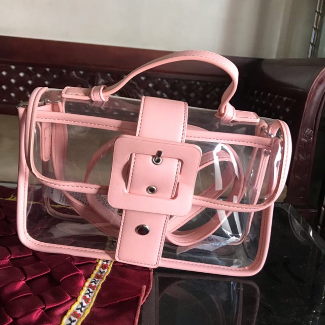 Miniso transparan mini satchel bag